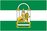 Andalucia. Bandera y escudo.