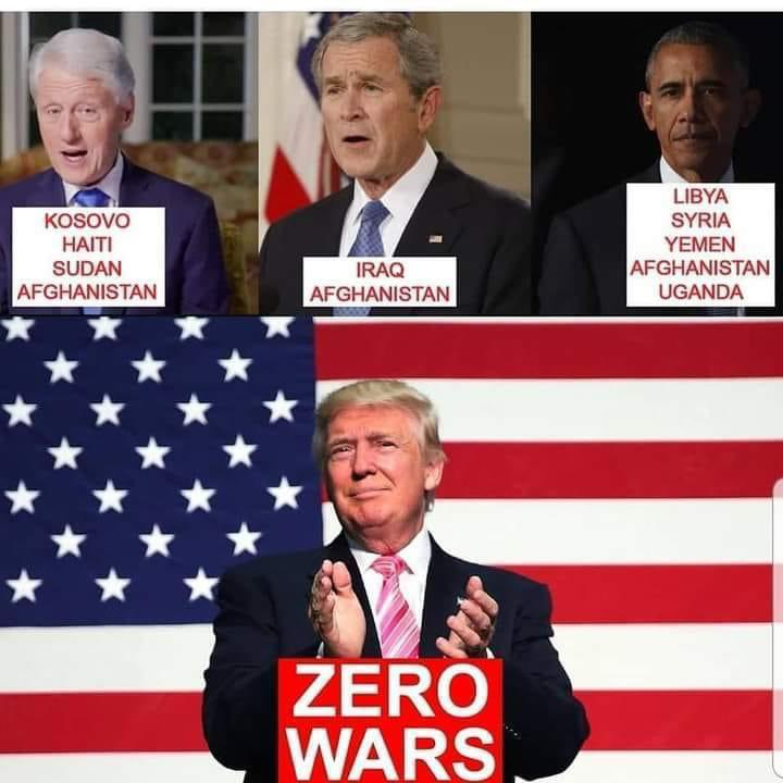 Donald Trump. Zero Wars.