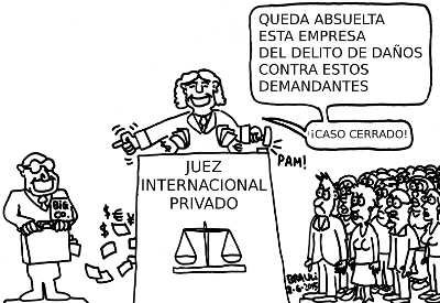 Juez internacional privado. Juez internacional privado.