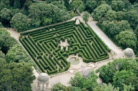 Laberinto de Horta. Vista aérea.