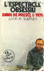 Lluís Maria Xirinacs. L'espectacle obsessiu. Diari de presó-I/1974. Portada.