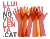 Lluita no violenta.cat. Logotip.