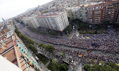 Manifestació de la Diada Nacional de Catalunya. Manifestació de la Diada Nacional de Catalunya.
