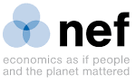 Fundacion para una Nueva Economia, NEF. Logotipo.