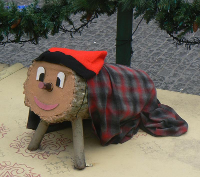 Tió de Navidad.