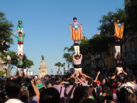 Torres humanes amb estelades.